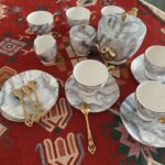 Exquisite English Tea Set Bone China Teapot Set 15 Pieces photo review