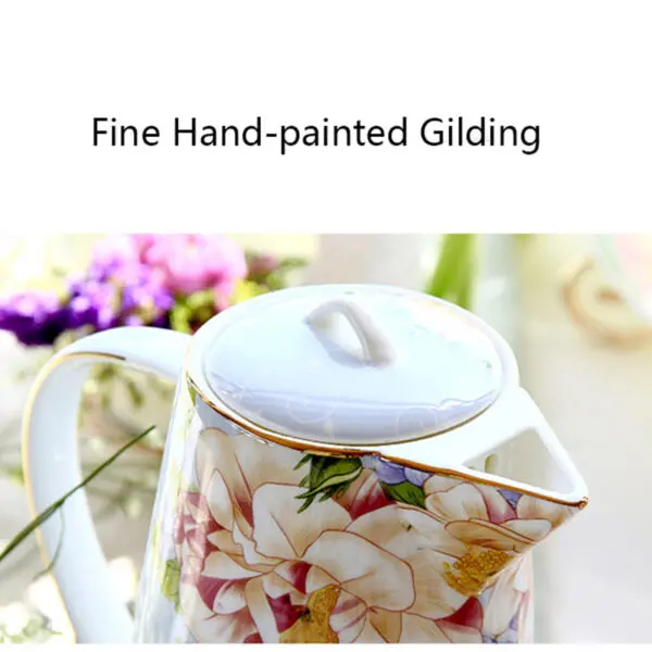1 5 Flowers English Tea Set Bone China Coffee Set