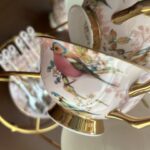 Pink Bird British Tea Set Bone China with Warmer photo review