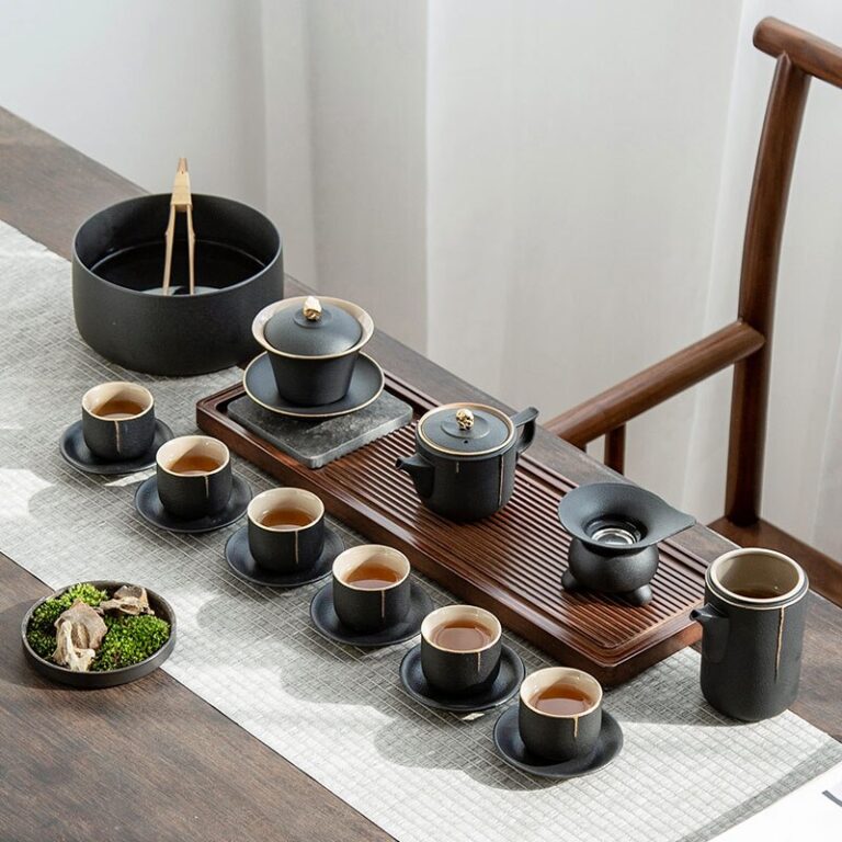 Luxury Chinese Gongfu Tea Set Ceramic