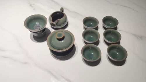 Celadon Chinese Gongfu Tea Set Porcelain photo review