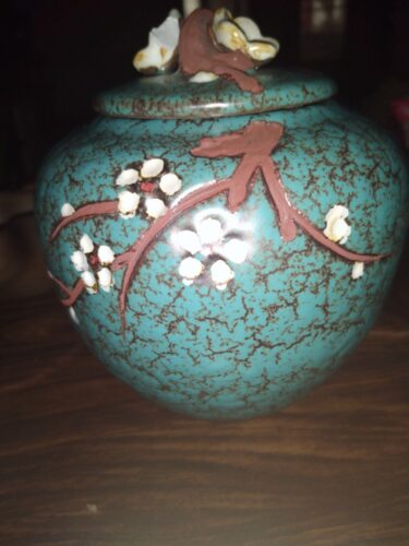 Plum Tea Caddy Loose Tea Tin Storage Canister photo review