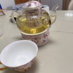 Pink Bird British Tea Set Bone China with Warmer photo review