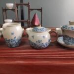 Butterfly Chinese Gongfu Tea Set Porcelain Blue and White photo review