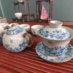 Butterfly Chinese Gongfu Tea Set Porcelain Blue and White photo review