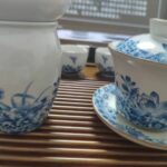 Butterfly Chinese Gongfu Tea Set Porcelain Blue and White photo review