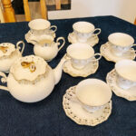 Rustic English Tea Set Porcelain Teapot Set photo review