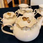 Rustic English Tea Set Porcelain Teapot Set photo review