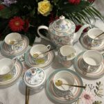 Milan Flower English Tea Set Bone China Teapot Set photo review