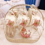 Vintage English Rose Tea Set Porcelain Teapot Set photo review