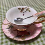 Pink Bird Tea Cup and Saucer Set Bone China photo review