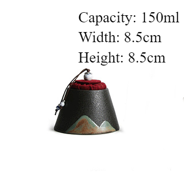 819054696 1 Mountain Tea Caddy Loose Tea Tin Storage Canister