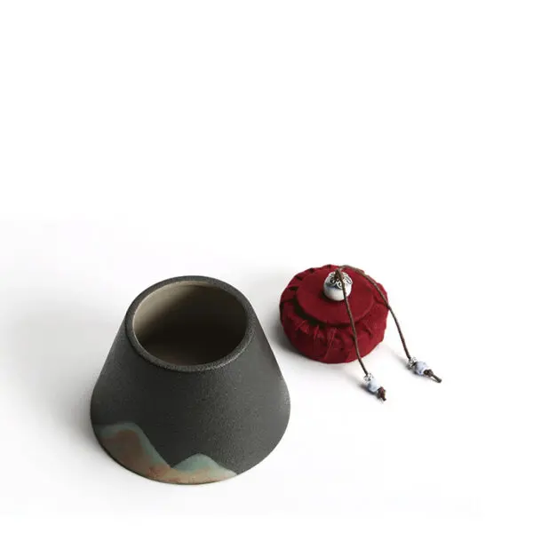 TCD1MT001 5 Mountain Tea Caddy Loose Tea Tin Storage Canister