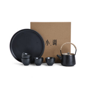 TS0CDW001 vvv1 1 Pure Color Gongfu Tea Set Modern Teapot Set