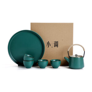 TS0CDW001 vvv2 1 Pure Color Gongfu Tea Set Modern Teapot Set