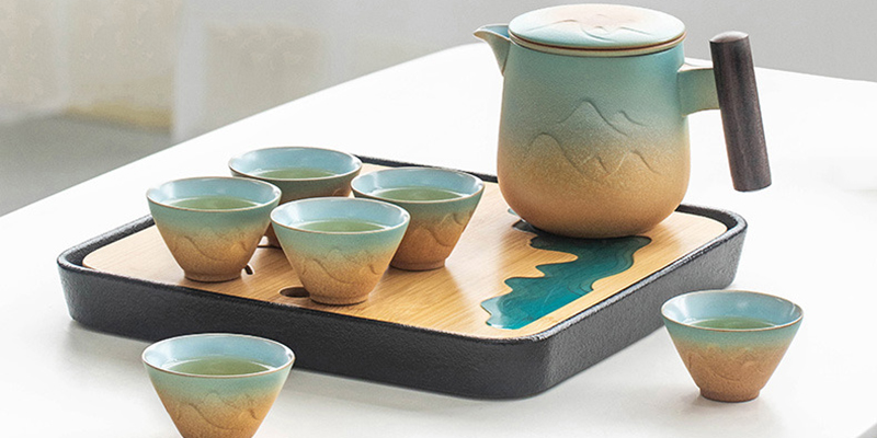 TS1SX003 D1 Creative Mountains Gongfu Tea Set