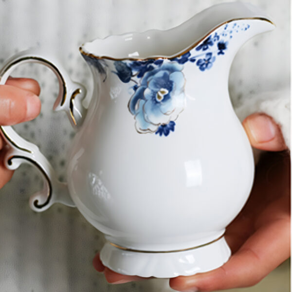 TSB11BB005 4B Floral English Tea Set Porcelain Teapot Set with Stand