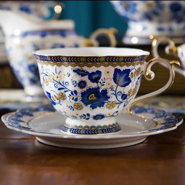 TSB11BB010 B4 Floral Afternoon Tea Set Bone China Teapot Set