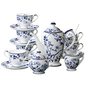 TSB12BB003 D M Peacock Afternoon Tea Set Bone China Teapot Set