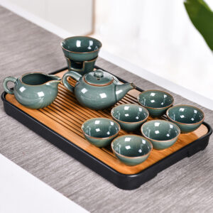 TSB13BB003 V4 Celadon Chinese Gongfu Tea Set Porcelain