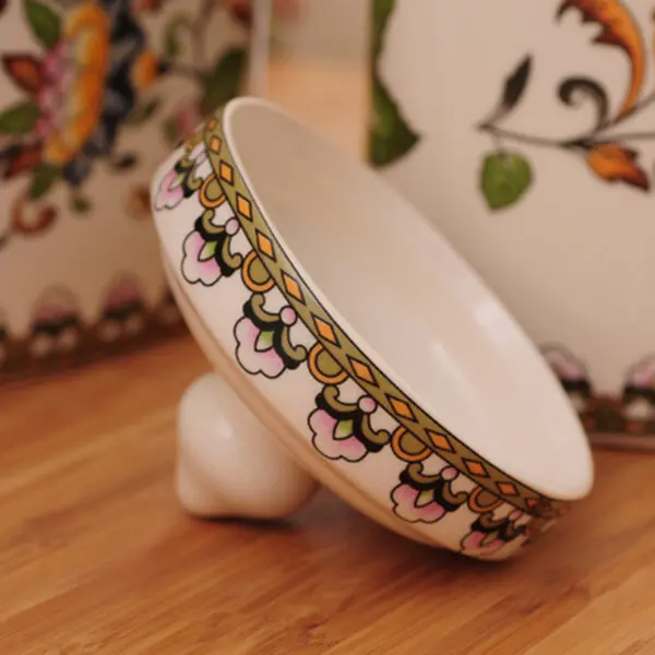 TSB15BB010 4 Spring Tea Caddy Ceramic Loose Tea Tin