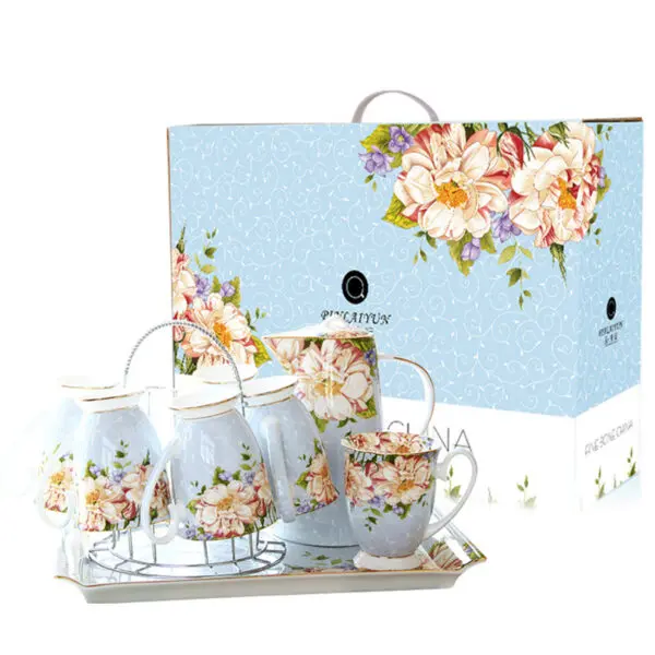TSB1BB012 10 Flowers English Tea Set Bone China Coffee Set