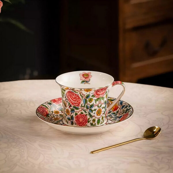 TSB21BB015 2 transformed Rose English Tea Set Bone China Teapot Set
