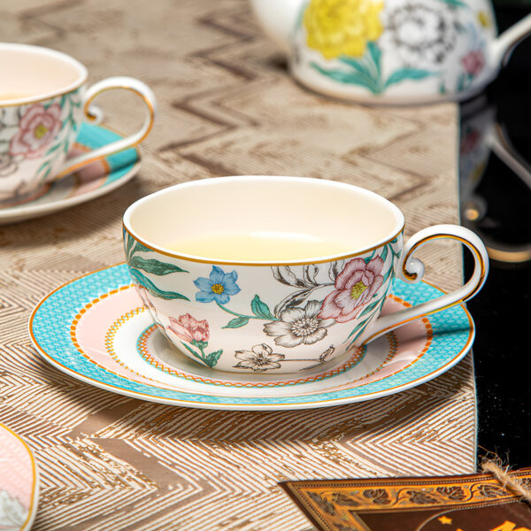 TSB24BB003 4 Milan Flower Tea for One Set Bone China