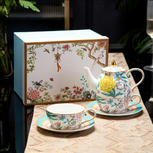 TSB24BB003 7 Milan Flower Tea for One Set Bone China