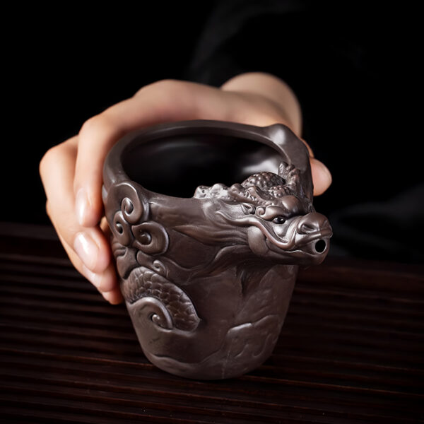 TSB24BB007 8 Luxurious Chinese Yixing Dragon Tea Set for Kung Fu Tea