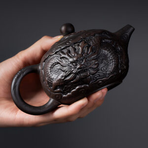 TSB24BB007 d2 1 Luxurious Chinese Yixing Dragon Tea Set for Kung Fu Tea