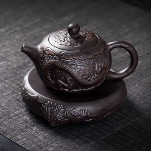 TSB24BB007 d2 2 Luxurious Chinese Yixing Dragon Tea Set for Kung Fu Tea