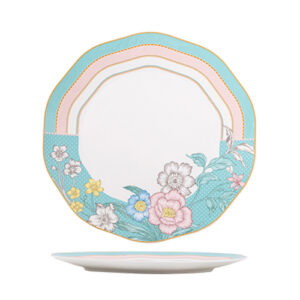 TSB24BB009 d1 2 Milan-flower Side-plate Set Bone China Dish