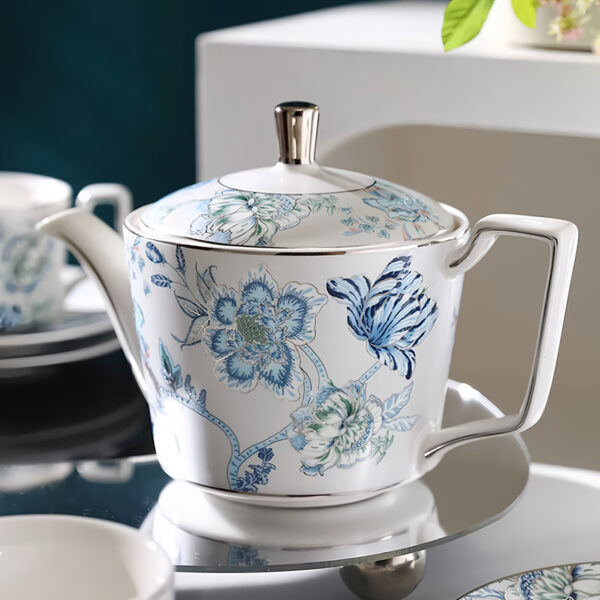 TSB24BB013 2 Exquisite Floral Tea Set Porcelain Teapot Set