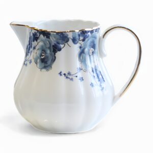 TSB24BB016 2 Rose Porcelain Sugar and Creamer Set