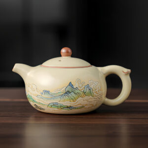 TSB25BB001 2 Mountain-range Chinese Gongfu Tea Set Porcelain