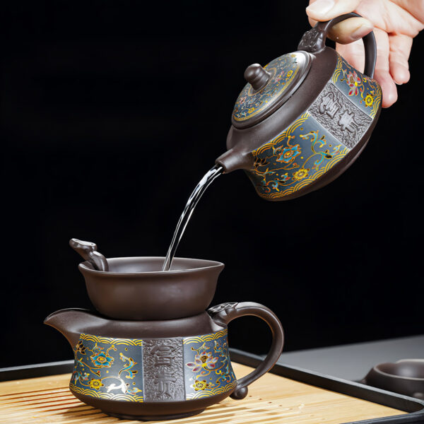 TSB25BB002 1 Fugui Chinese Yixing Tea Set for Gongfu Tea