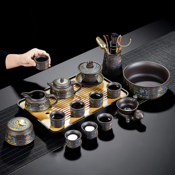 TSB25BB002 8 Fugui Chinese Yixing Tea Set for Gongfu Tea