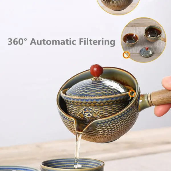 7-Piece Popular Chinese Travel Tea Set for Gongfu Cha 
